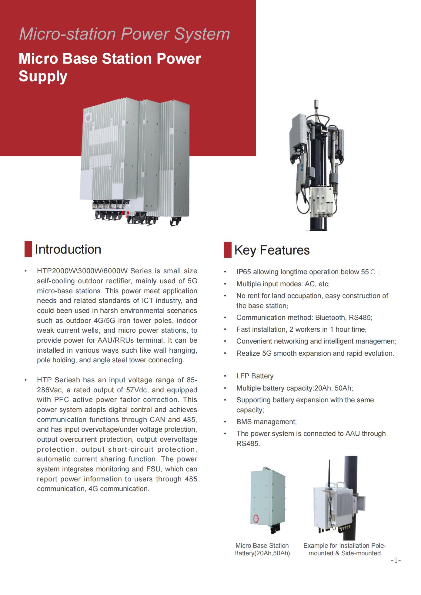 Micro-station Power System HTP2K054